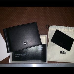 Mont Blanc Money Clip Wallet